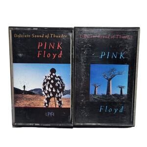 Pink Floyd Live Delicate Sound Of Thunder Tested Double Cassette 1988 Pre-owned